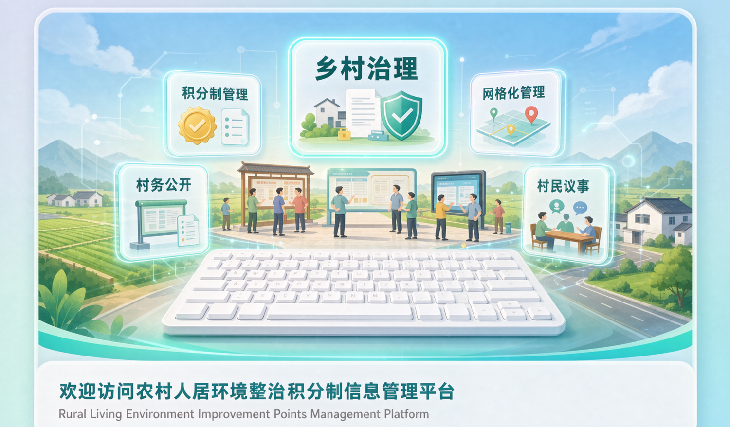 农村人居环境治理积分制智慧管理平台开发｜积分申报兑换全流程数字化